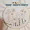 3-Piece Beginner Embroidery Kit Set – Needlepoint Kits for Adults with 3 Patterns, 3 Hoops, 6 Needles, Embroidery Floss & Cotton Fabric